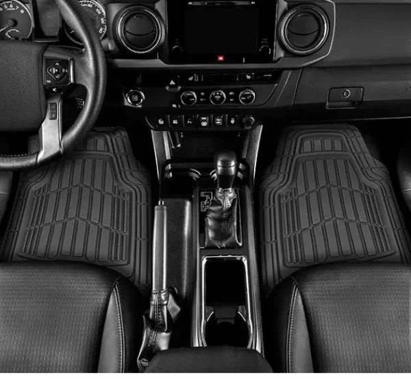 Hoopyball Basic 4-Piece All Weather Duty, Full set Rubber Car Floor Mats - Image 4