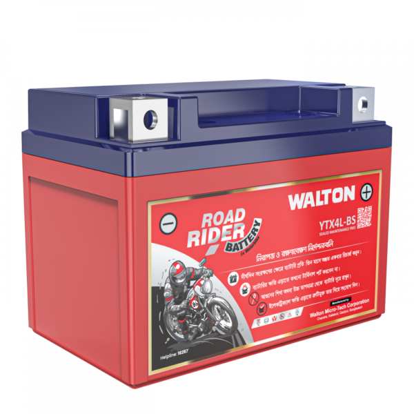 Walton Road Rider YTX4L-BS motorcycle battery Price in BD