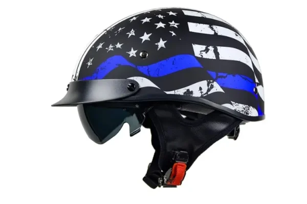 Vega Warrior Motorcycle Half Helmet